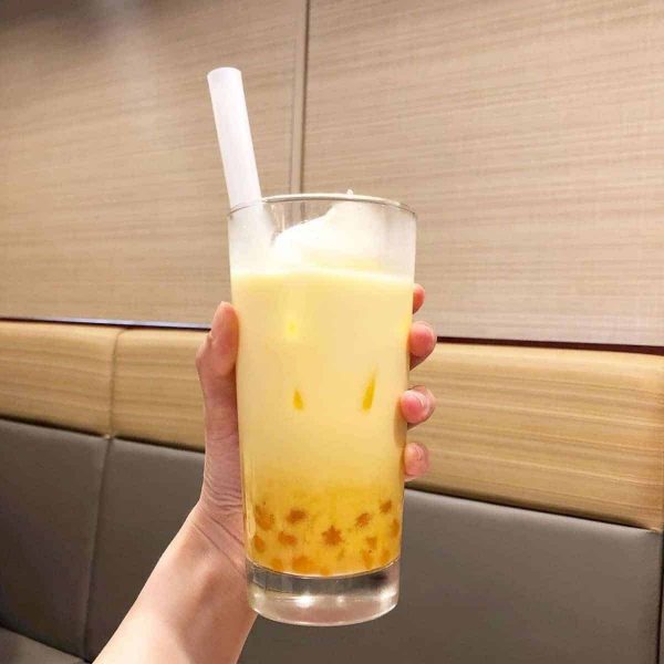 Boba Tapioca Pearls Bubble Tea Best Soft Chewy Boba with Brown Sugar Milk Tea Coffee Shaved Ice - 2.5 cms size - Mango Boba