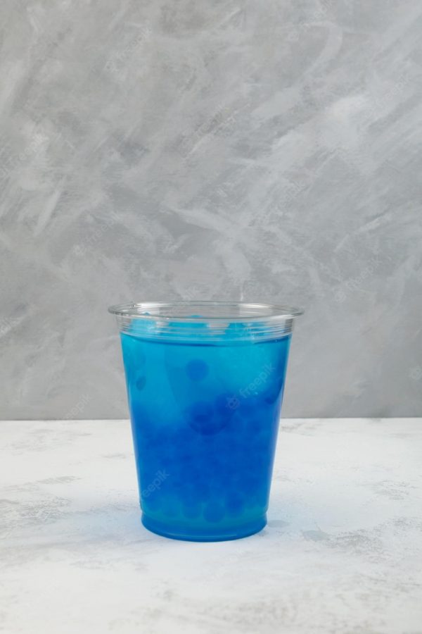 Boba Tapioca Pearls Bubble Tea Best Soft Chewy Boba with Brown Sugar Milk Tea Coffee Shaved Ice Butterfly Pea - 2.5 cms size - Blue Mojito Boba