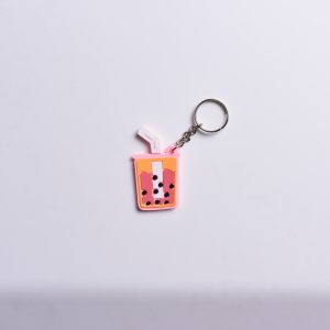 Cute Boba Milk Tea Drink Keychain - For adults and kids - 1 Pc