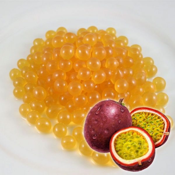 Popping Boba Passion Fruit Flavor Enjoy with Bubble Tea - Bursting Boba Made in Taiwan - 1 Kg