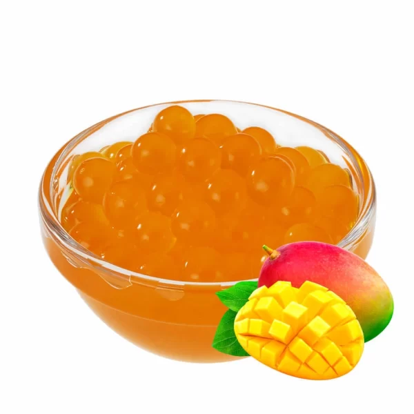 Mango Popping Boba Enjoy with Bubble Tea Made in Taiwan New Exploding Bursting Boba - 500g to 3.2 Kg