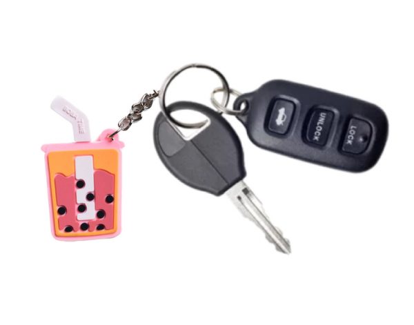 Cute Boba Milk Tea Drink Keychain - For adults and kids, Make her smile with this great gift