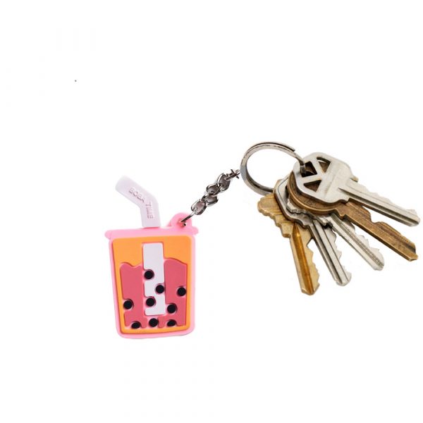 Cute Boba Milk Tea Drink Keychain - For adults and kids, Make her smile with this great gift