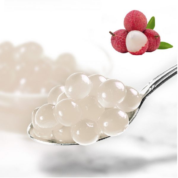 Lychee Popping Boba Enjoy with Bubble Tea Made in Taiwan New Litchi Exploding Bursting Boba - 1 Kg