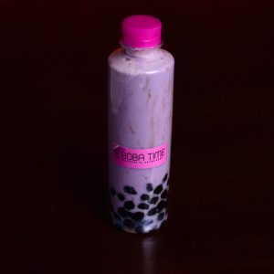 Taro Milk Bubble Tea with Boba