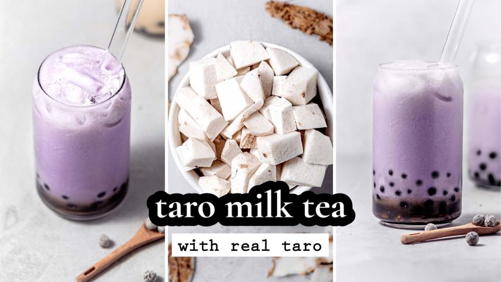 What Is Taro Bubble Tea Made From?